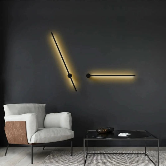 Bergen LED Wandleuchte Aus Aluminium Minimalistisches Design Dimmbare Beleuchtung Fernbedienung