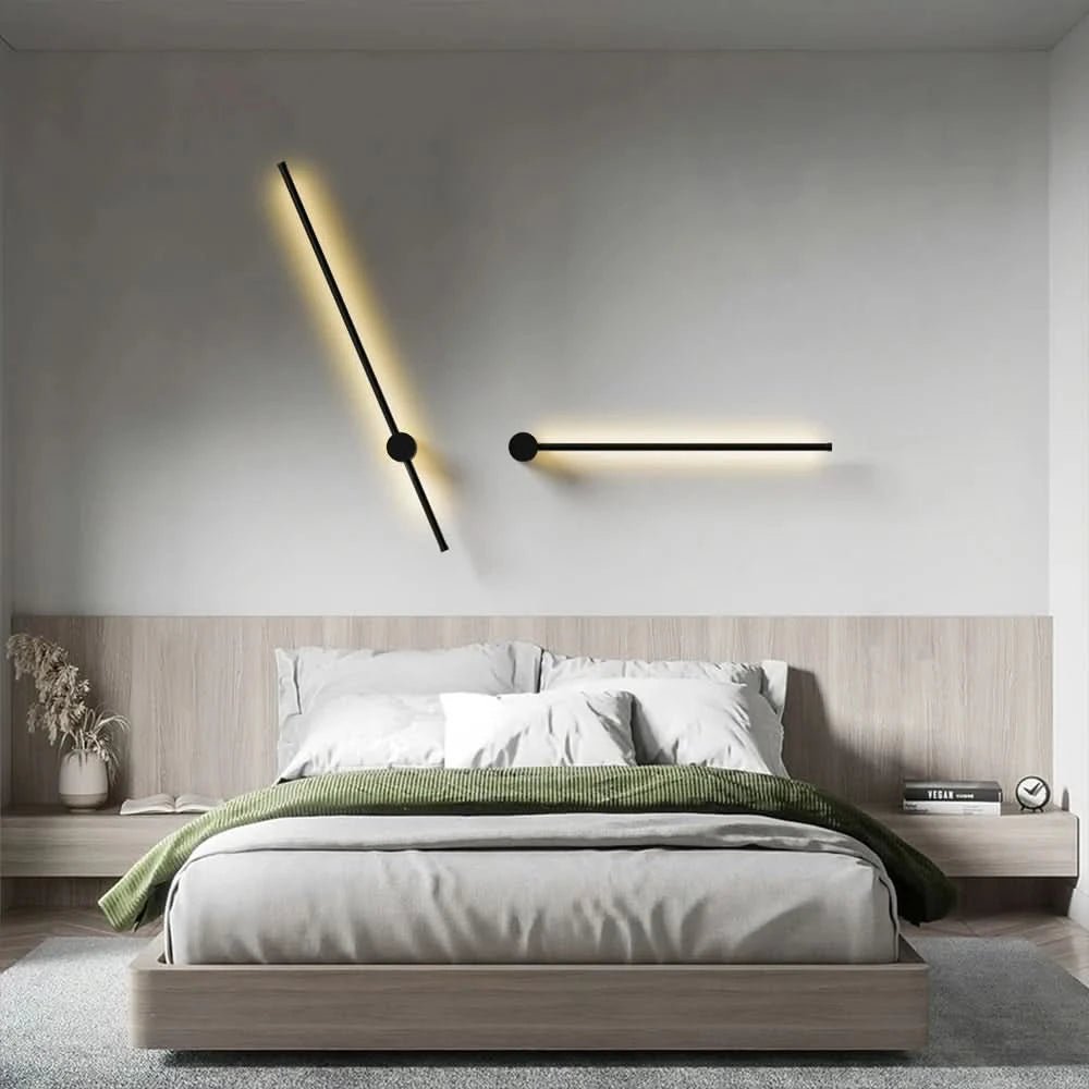 Bergen LED Wandleuchte Aus Aluminium Minimalistisches Design Dimmbare Beleuchtung Fernbedienung