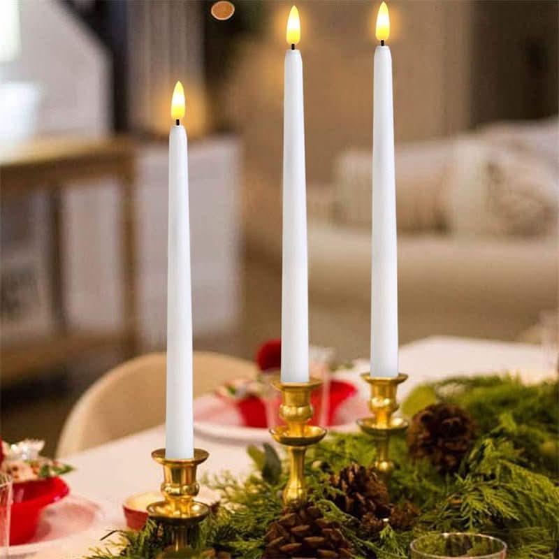 LumiKerze – Stehende LED-Stabkerzen Mit Fernbedienung