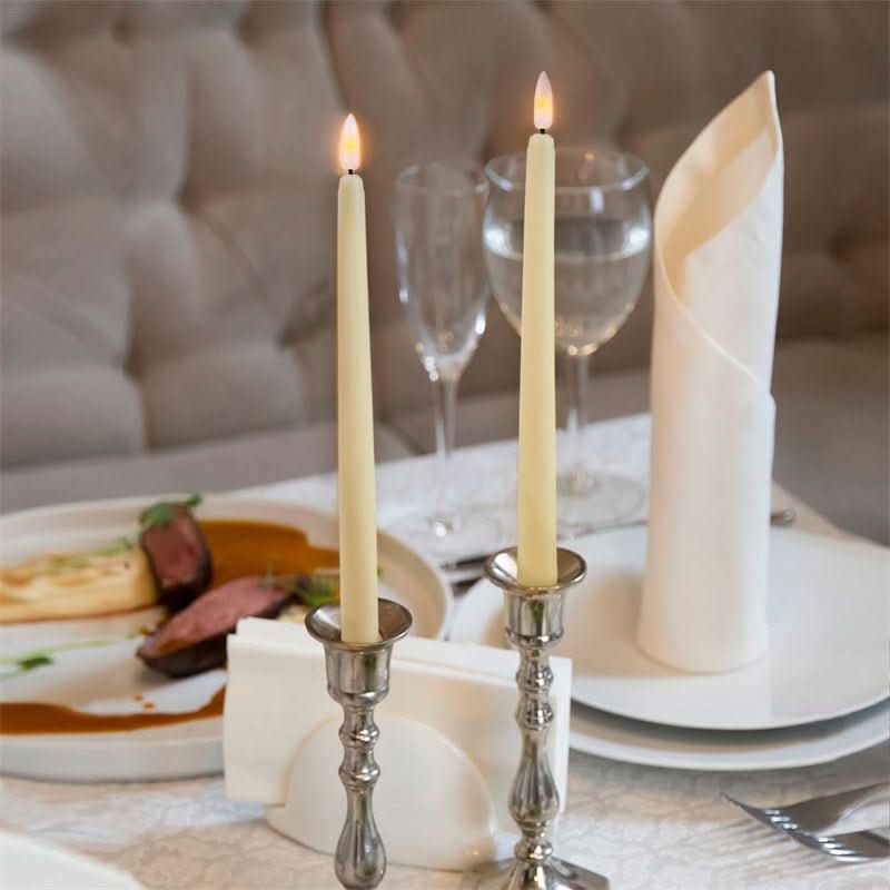 LumiKerze – Stehende LED-Stabkerzen Mit Fernbedienung