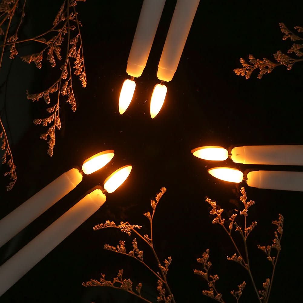 LumiKerze – Stehende LED-Stabkerzen Mit Fernbedienung
