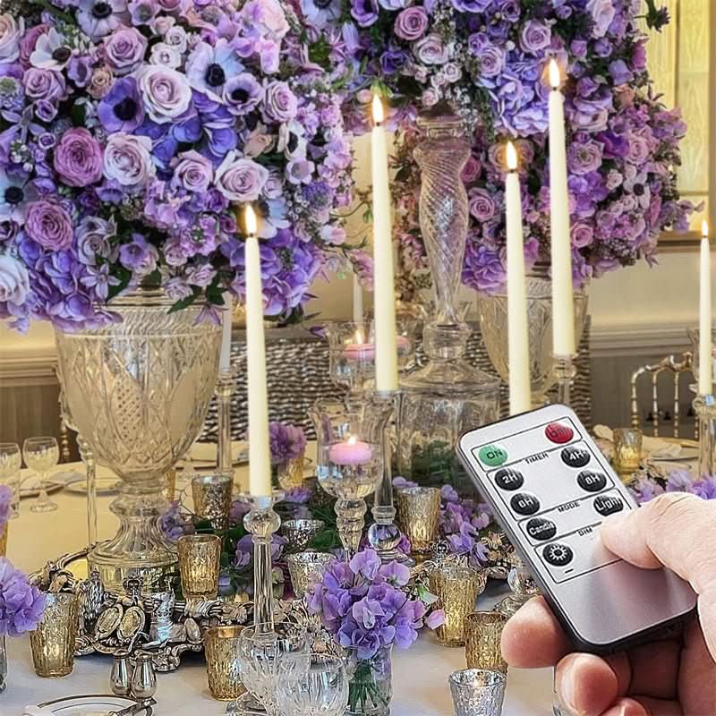 LumiKerze – Stehende LED-Stabkerzen Mit Fernbedienung