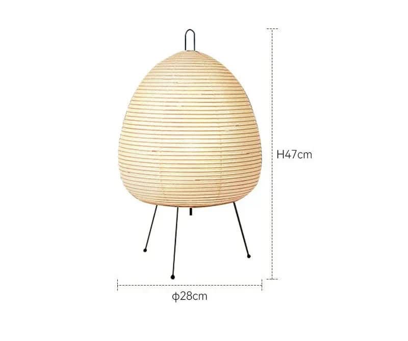 ShiraLight – Stilvolle Reispapier Tischlampe Im Japanischen Design
