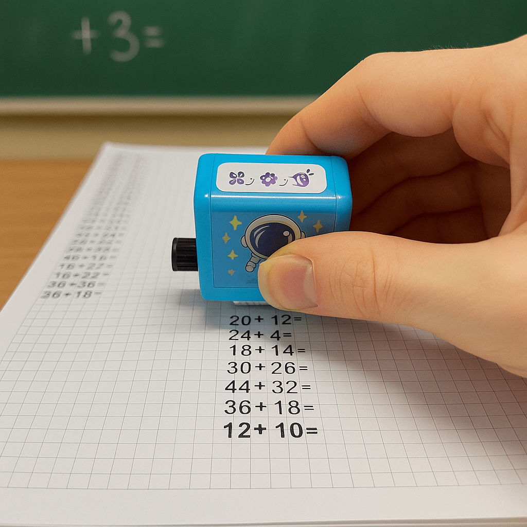 MATHROLLER – Mathe-Übungsfragen-Roller für Kinder 1