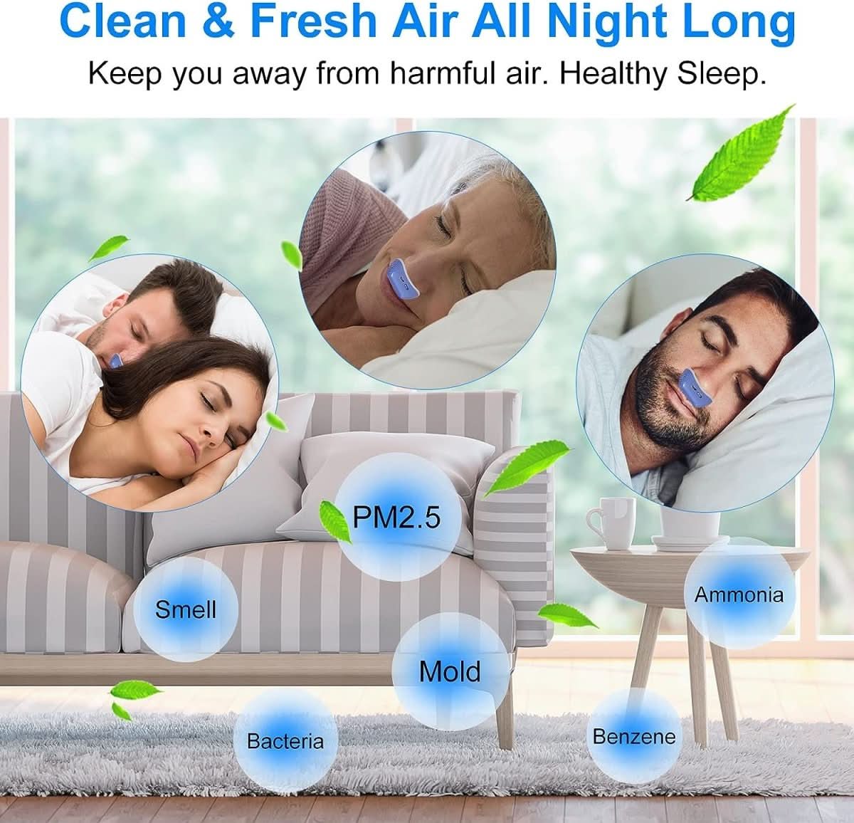 Mikroatmung – Gegen-Schnarch CPAP-Gerät ohne Maske für Ruhigen Schlaf & Freie Atmung