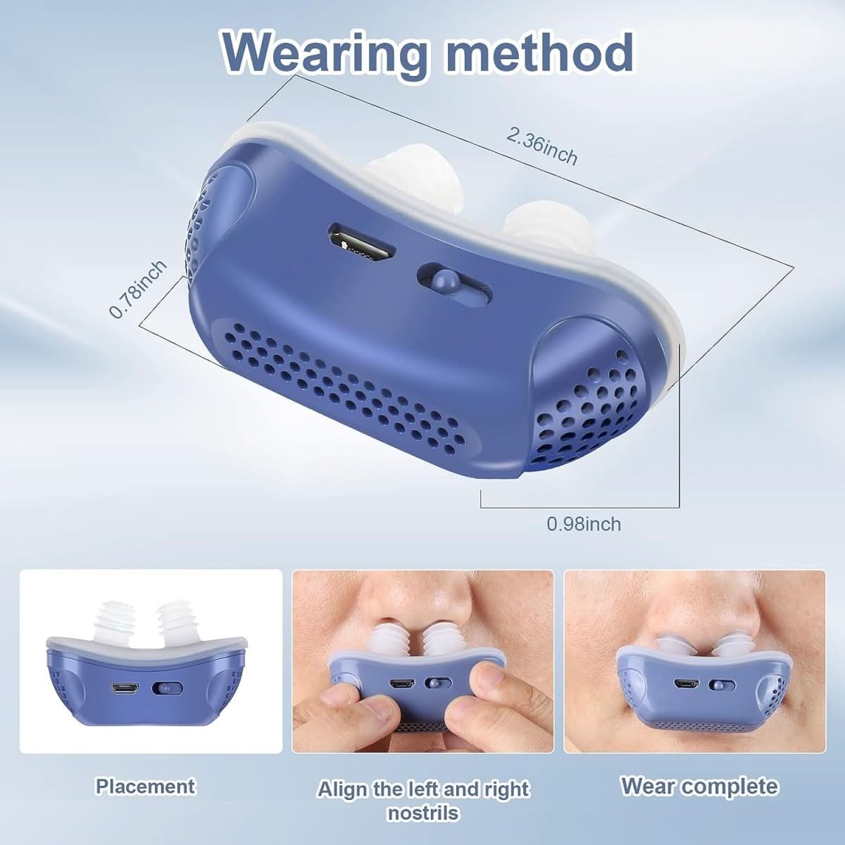 Mikroatmung – Gegen-Schnarch CPAP-Gerät ohne Maske für Ruhigen Schlaf & Freie Atmung