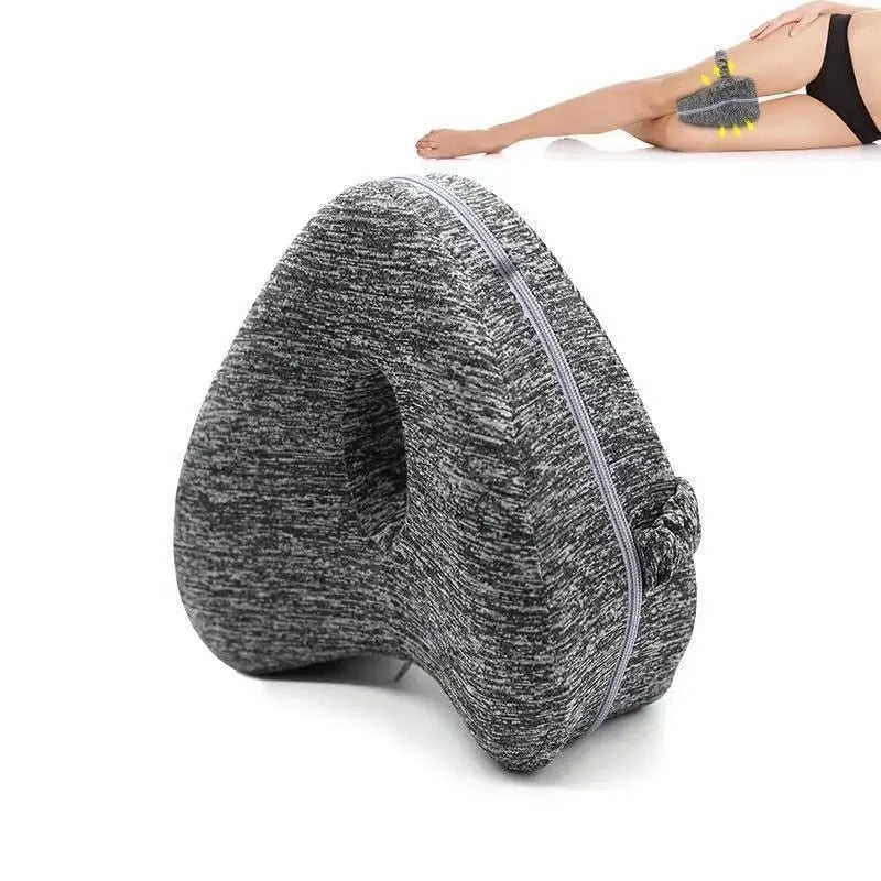 Orthopädisches Kniekissen für Seitenschläfer – Ergonomisches Beinkissen mit Memory-Schaum für besseren Schlaf
