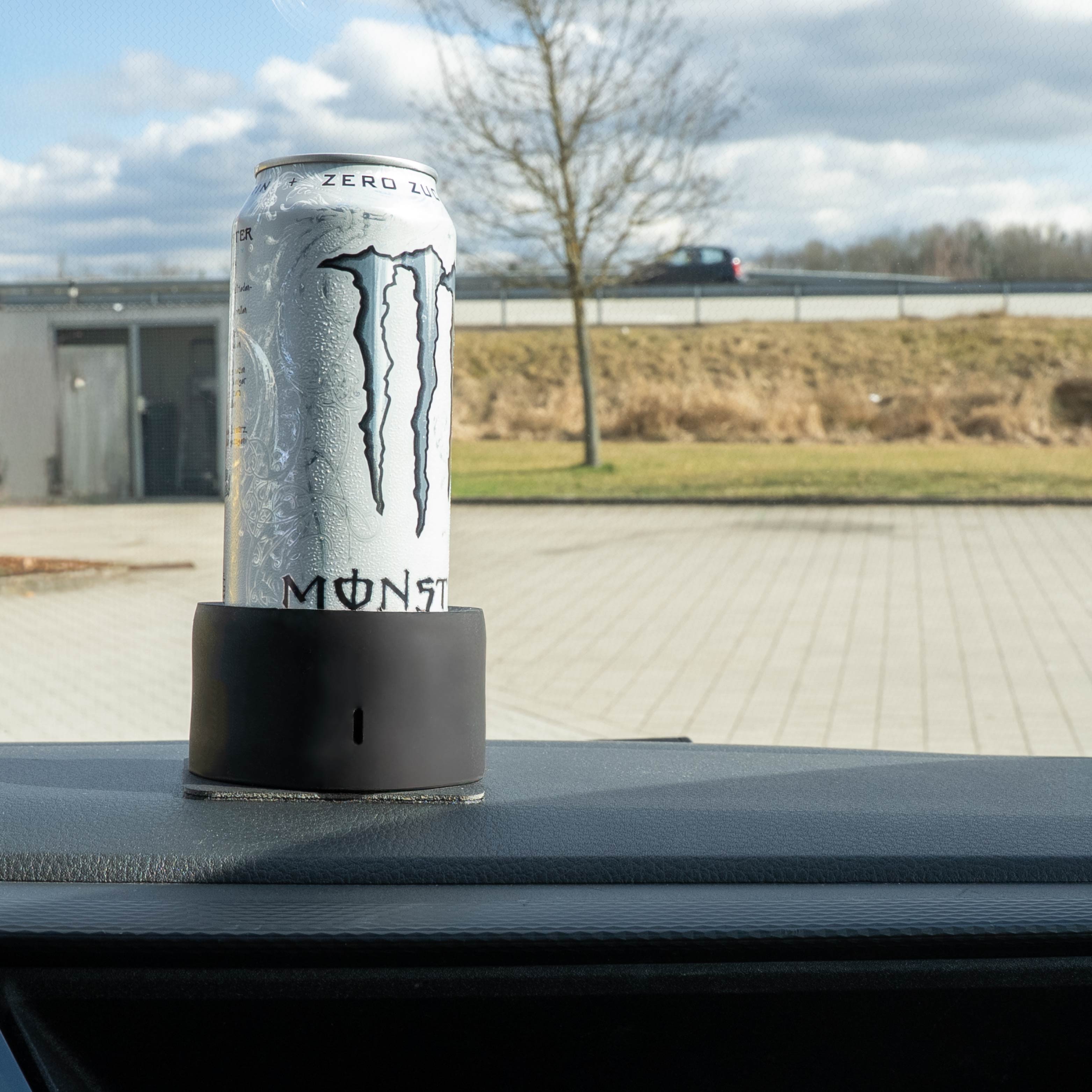 Magnetic holder UNIVERSAL for cans and bottles including pad