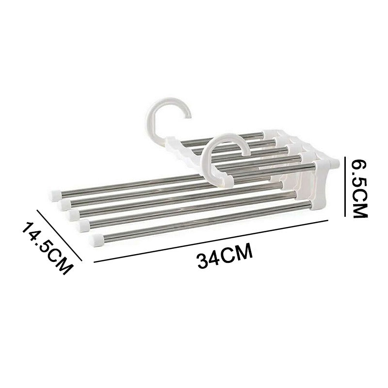 KLEIDERKLAR – 5-in-1 Hosenorganisator Für Mehr Platz