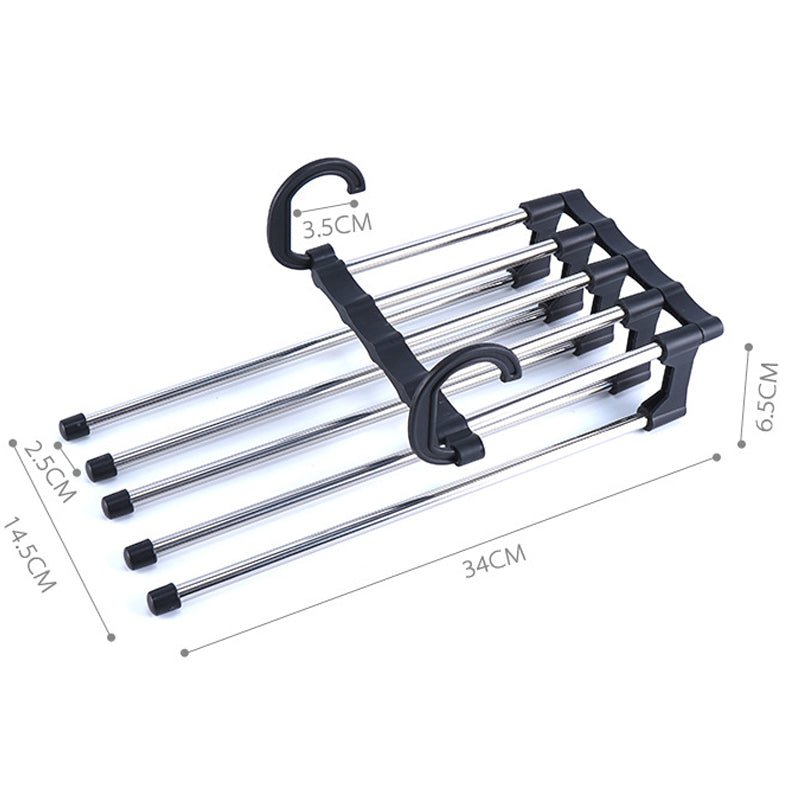 KLEIDERKLAR – 5-in-1 Hosenorganisator Für Mehr Platz