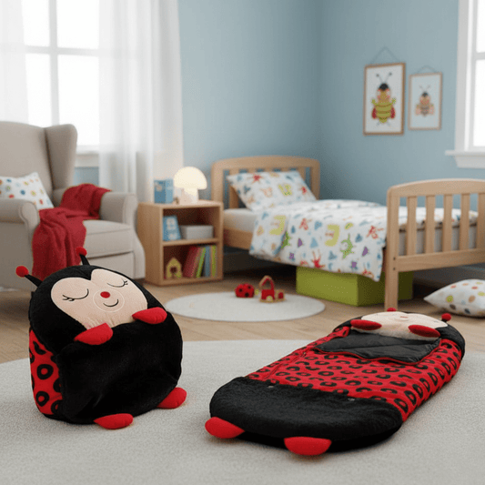 Traumfreunde – 2-in-1 Kuscheltier und Schlafsack für Süße Träume