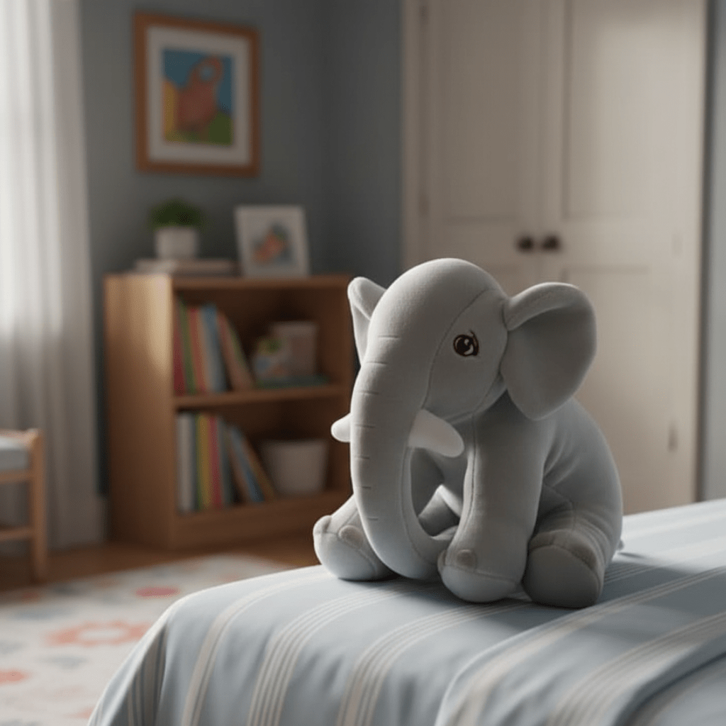 Rüsselchen Freude – Kleiner Elefant für Kuschelspaß und Sensorische Entdeckungen