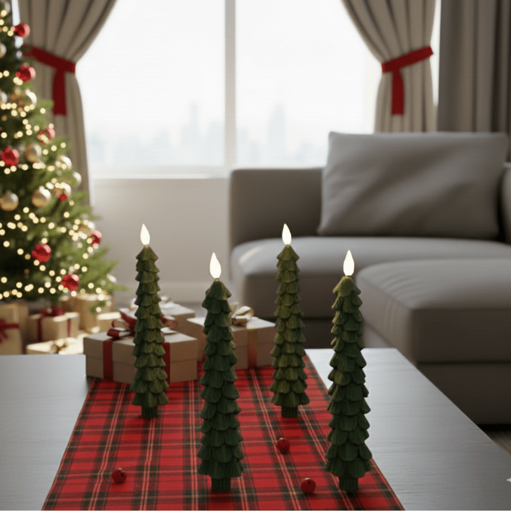 Flammenguss – Eleganter LED-Kerzenbaum für entspannte Weihnachtsabende