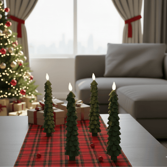 Flammenguss – Eleganter LED-Kerzenbaum für entspannte Weihnachtsabende