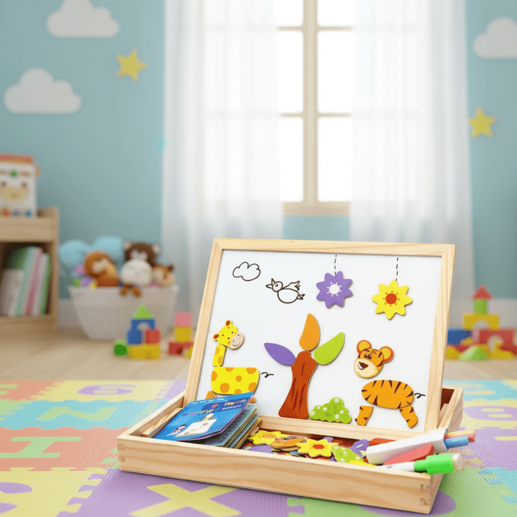ArtMagnet Tafel – Magnetische & Klassische Tafel Holz Für Kinder – Kreativität Und Lernspaß Überall