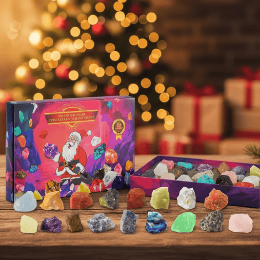 Kristalljuwelen – Magischer Edelstein-Adventskalender Mit 24 Naturkristallen
