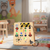 SpaßTon Montessori Beschäftigungsbrett – Musik und Lichter Spielbrett für Kleinkinder