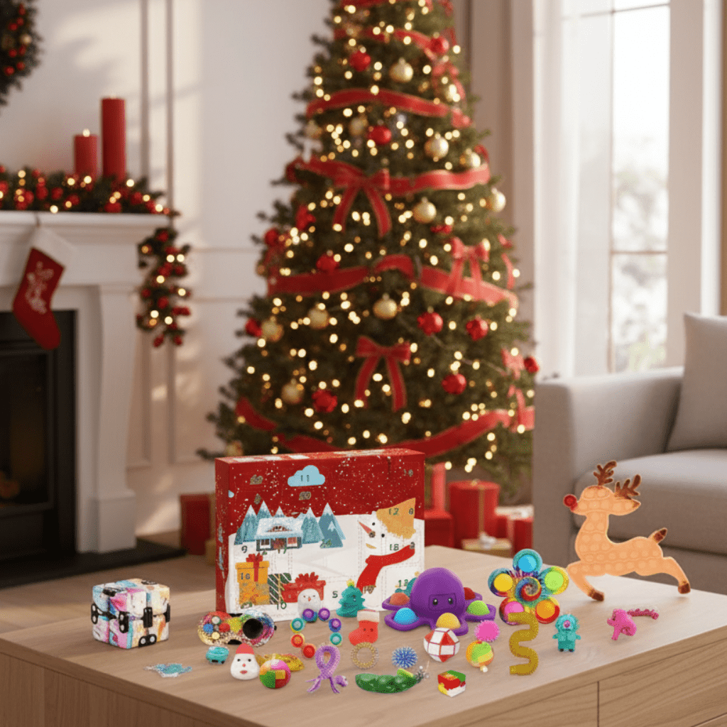 MagischerCountdown – Magischer Adventskalender Mit Sensorischen Spielzeugen Für Kinder