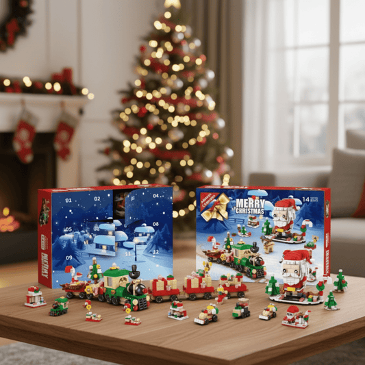 FreudeBaumeister Werkstatt Adventskalender – 12-tägiger Weihnachtsbaum-Bauspaß Für Kinder