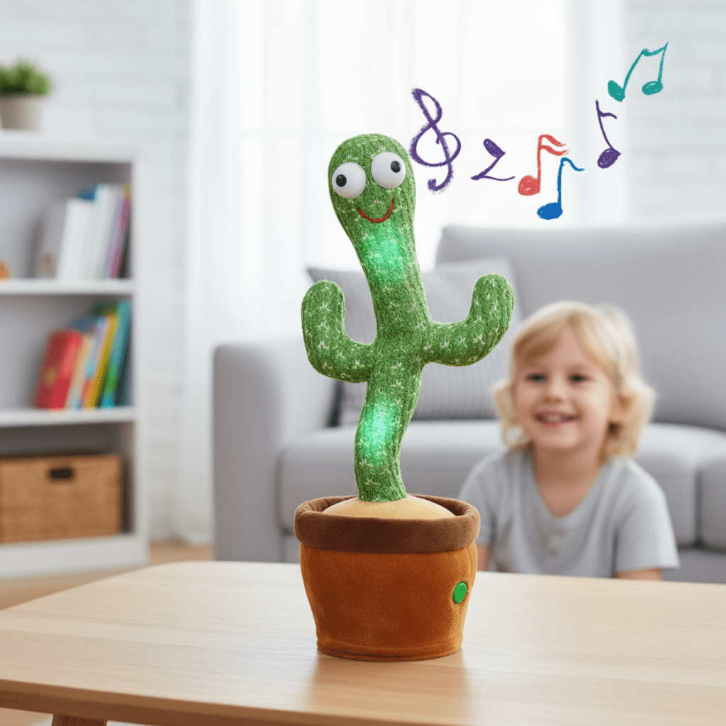 KichernBlüte Kaktus – Tanzender & singender Kaktus für Kinderunterhaltung
