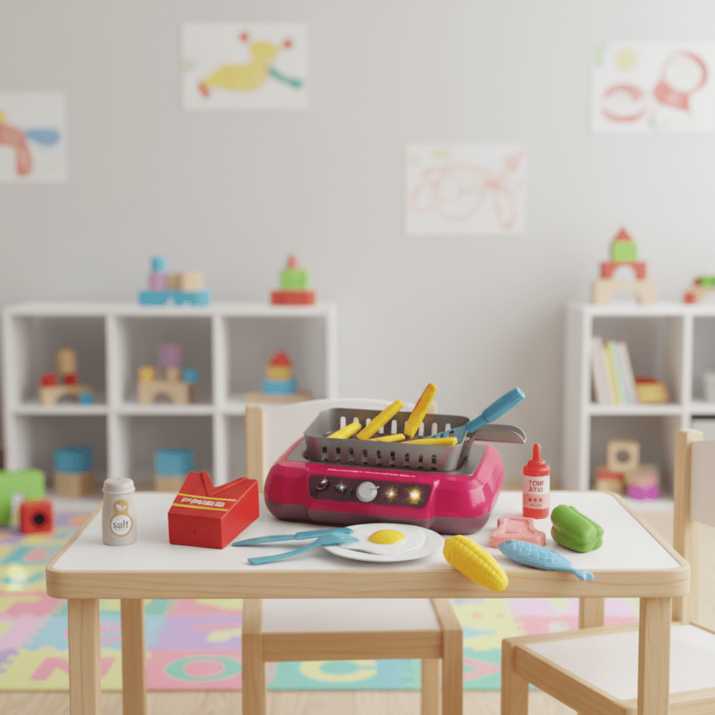 Kleinkoch Set – Farbenfrohes Kinder-Küchenset Mit Zubehör Für Fantasievolles Rollenspiel