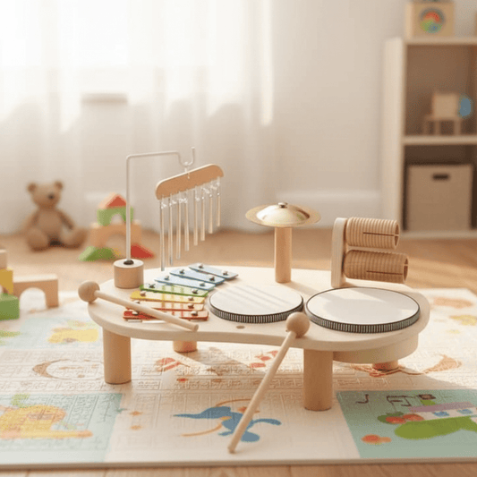 Melodiny Satz – Musikalisches Holzspielzeug Für Babys – Rhythmus Entdecken & Kreativität Fördern