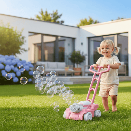 Seifenblasenmäher Spaß – Seifenblasen-Rasenmäher Für Kinder Mit Bewegungs- Und Spielspaß