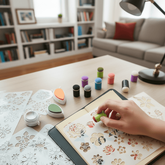 FINGERART – Buntes Fingerfarben-Set Mit Stempeln & Linealen Für Kreative Kinder