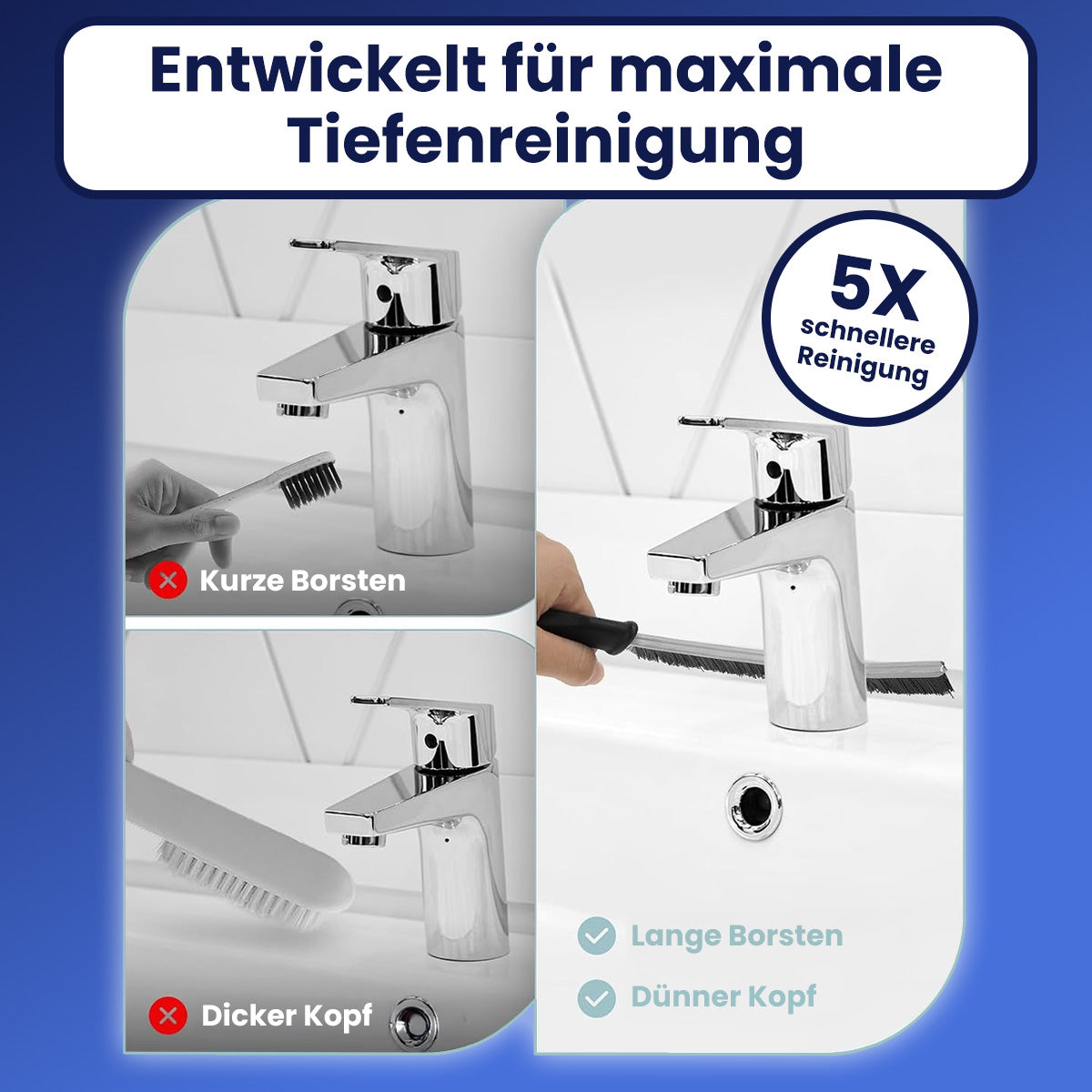 Clean Brush™ Präzisions-Reinigungsbürste
