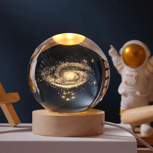 QOLA Kristallkugellampe Magische Beleuchtung Für Eleganz Und Atmosphäre
