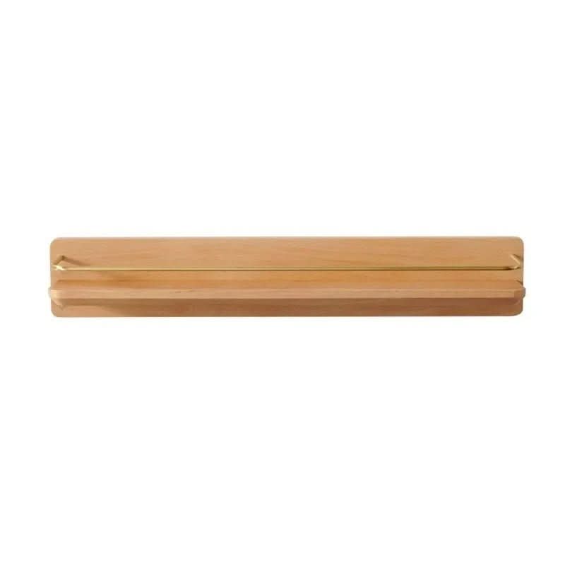 NATURAELLO – Bambus-Wandgarderobe mit Ablage & stabilen Haken 9