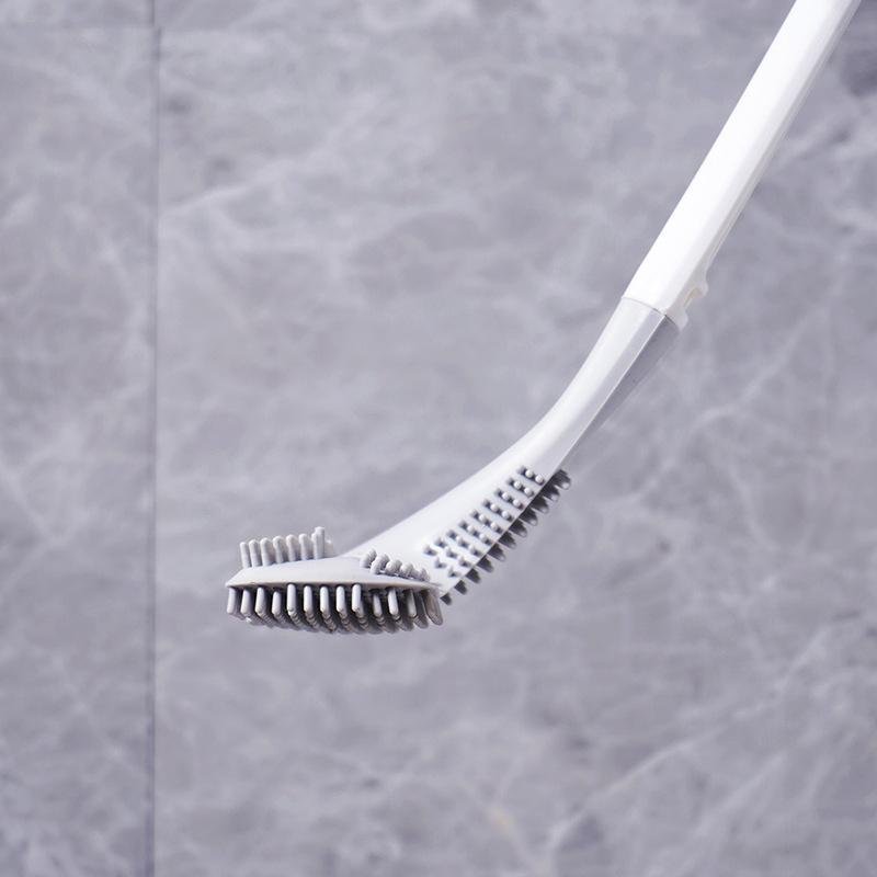 NEATFLOW – Dreieckige TPR-Toilettenbürste mit tropffreier Basis 6