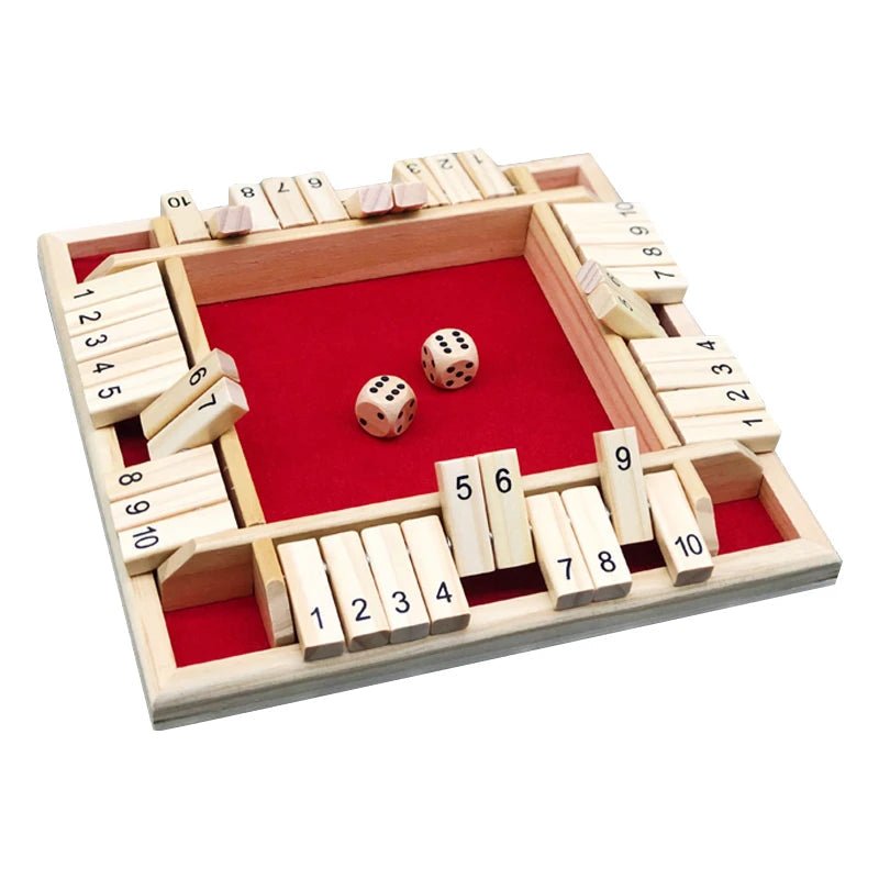 NUMBLOX – Würfelspiel aus Holz für 4 Spieler 0