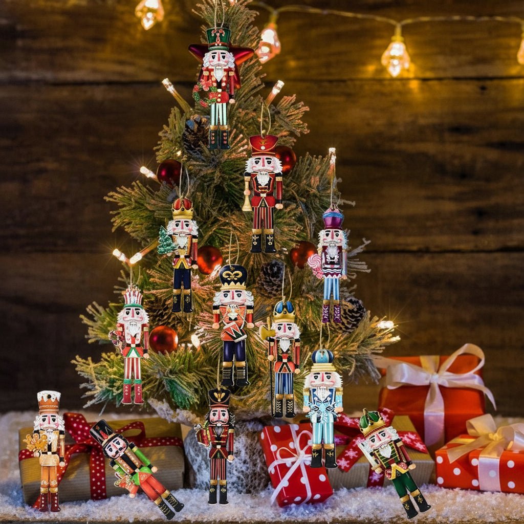 NUTCLASIK – Traditionelles Nussknacker-Set aus Holz für eleganten Weihnachtszauber 3
