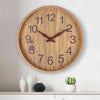 Holz Wand Uhr – Stilvolle Holzuhr Im Naturdesign Für Ruhige & Elegante Wohnräume