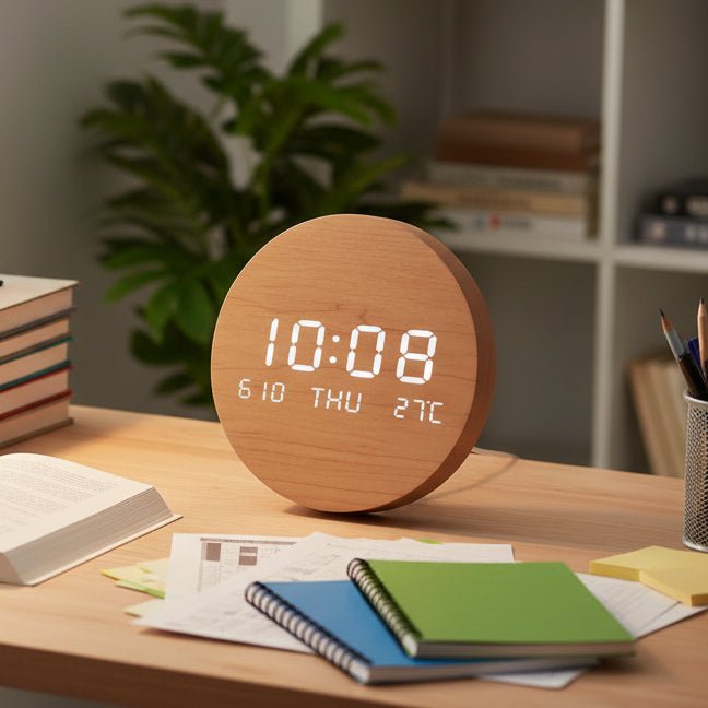 EinfacheUhr – Skandinavische Uhr Mit Digitaler Anzeige