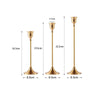 Premium Goldene Kerzenlicht Halter