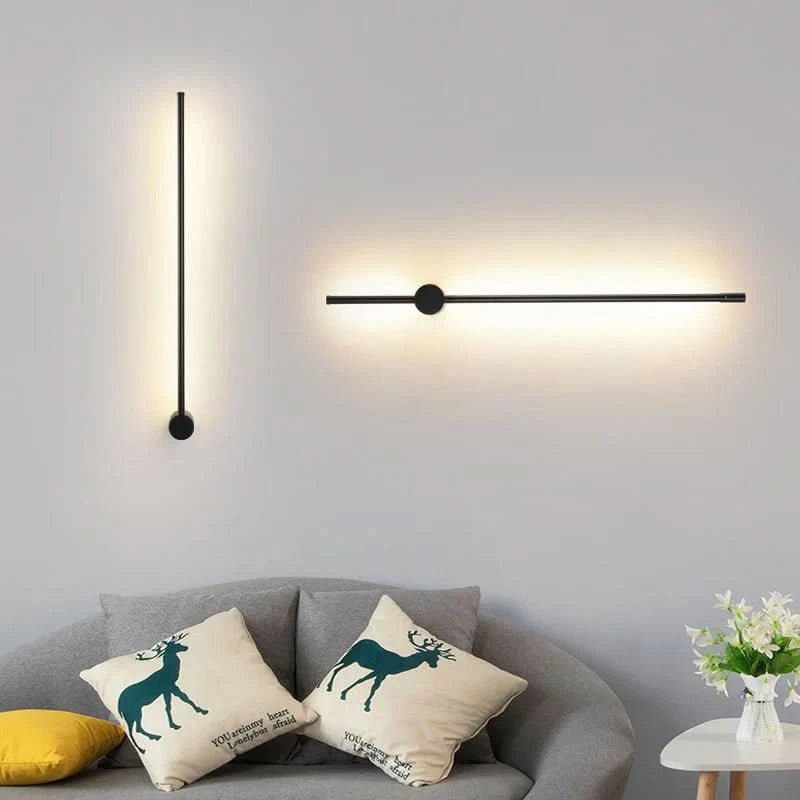 Bergen LED Wandleuchte Aus Aluminium Minimalistisches Design Dimmbare Beleuchtung Fernbedienung