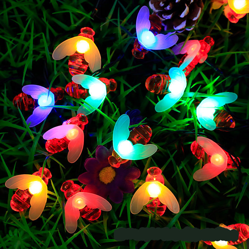Solar Blumenlichterkette für den Garten