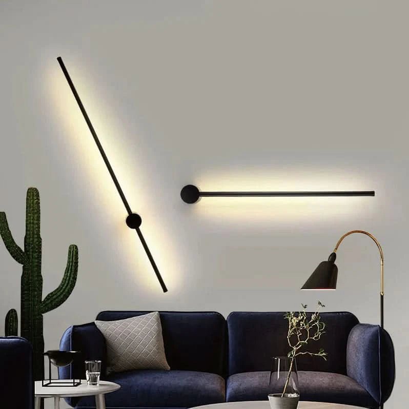 Bergen LED Wandleuchte Aus Aluminium Minimalistisches Design Dimmbare Beleuchtung Fernbedienung