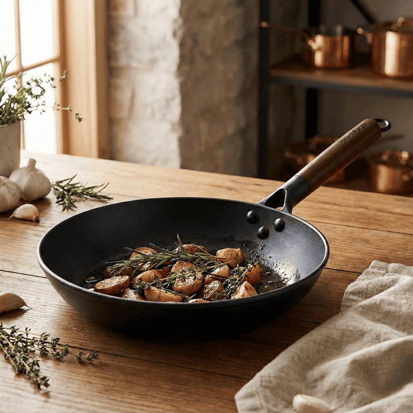 IRONVERA – Aluminium-Pfanne mit Antihaftbeschichtung für gesundes Kochen