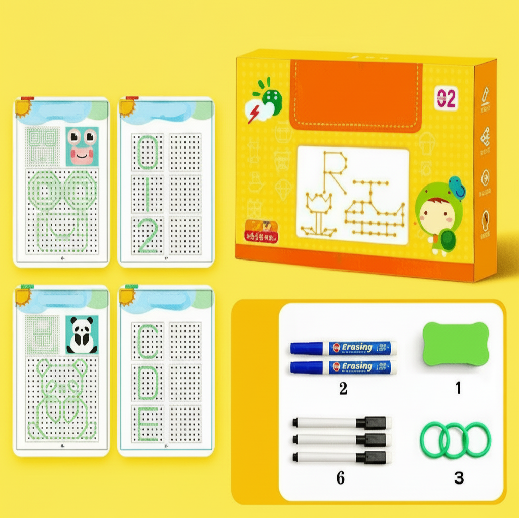 InkyPlay Lernpad – Wiederverwendbares Lernpad Für Kreatives Schreiben Ohne Bildschirm