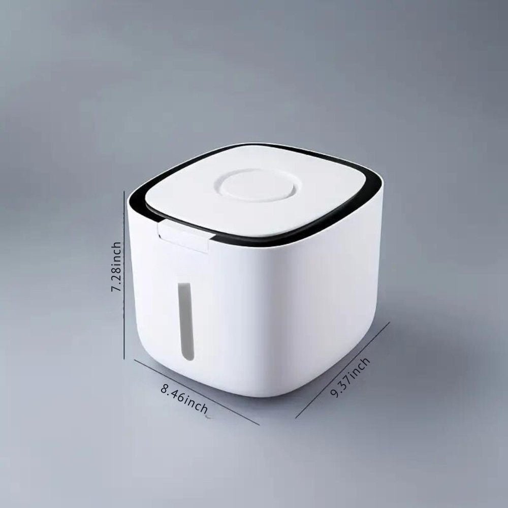 PETLOCKER – Luftdichte Futterbox für Hunde mit Messbecher 8