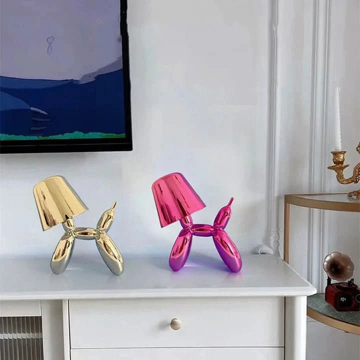 Inez Ballonhund Skulptur Aus Harz Und Aluminiumlegierung Kunstvolles Dekor