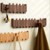 PIANOHANG – Klavier-Inspirierte Wandgarderobe aus Massivholz mit Klappbaren Haken