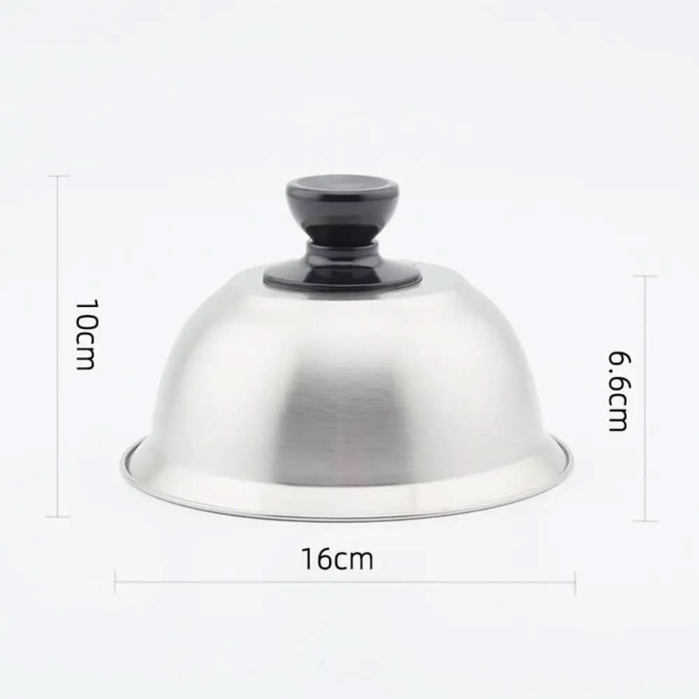 PfannenSchutz – Edelstahlhaube Für Gleichmäßiges Garen & Schmelzen
