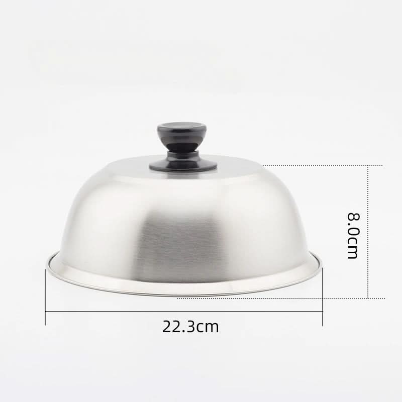 PfannenSchutz – Edelstahlhaube Für Gleichmäßiges Garen & Schmelzen