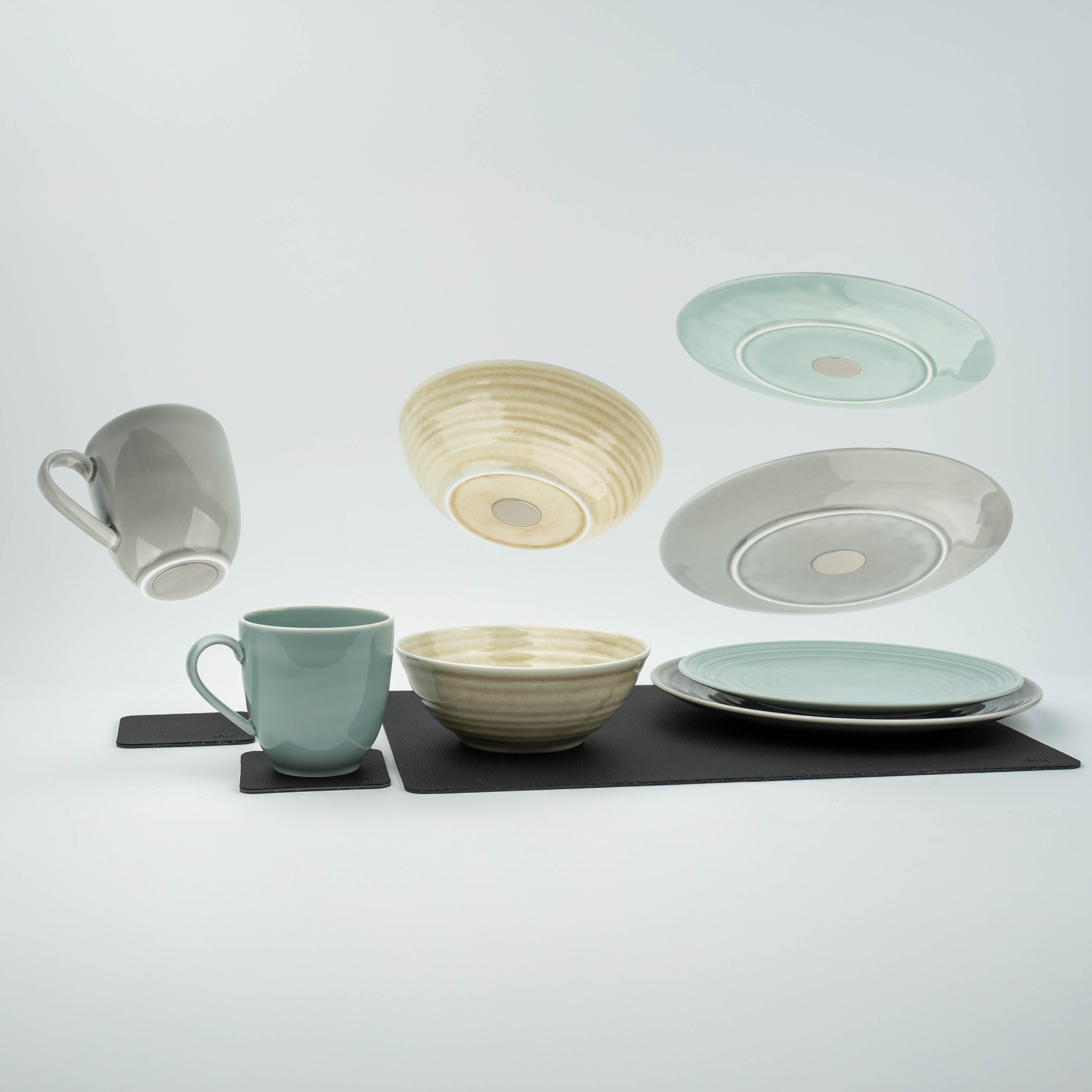 Magnetic porcelain tableware set MIX & MATCH