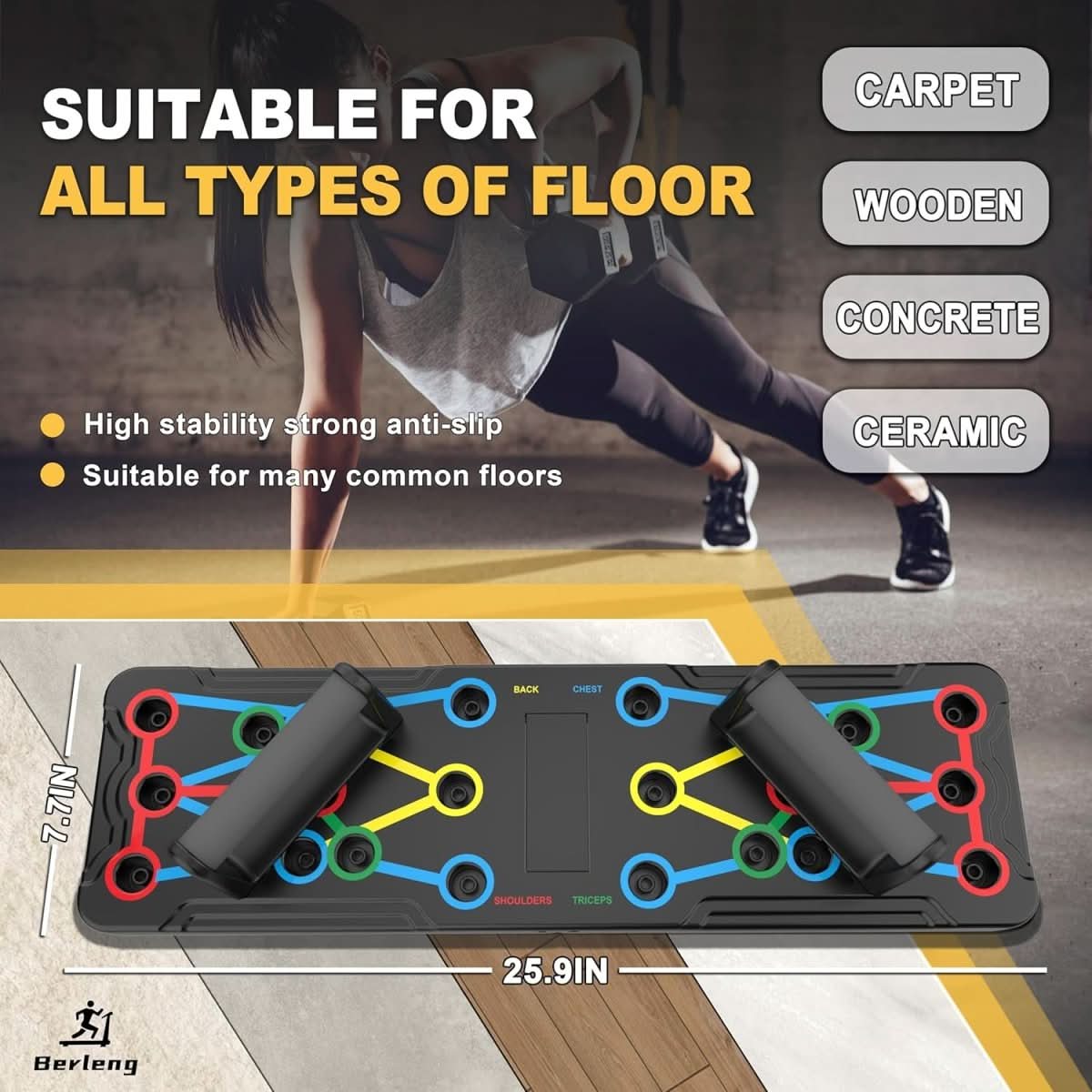 PowerFlex – Trainingsboard Für Gezielten Muskelaufbau Von Brust & Schultern
