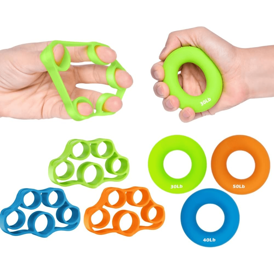 Kraftgriff – 6-Teiliges Handtrainer-Set Für Bessere Griffkraft & Schmerzlinderung